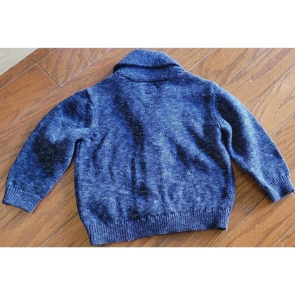 Oshkosh B'gosh Blue Sweater Button Up Cardigan Boys 18M - Picture 2 of 2